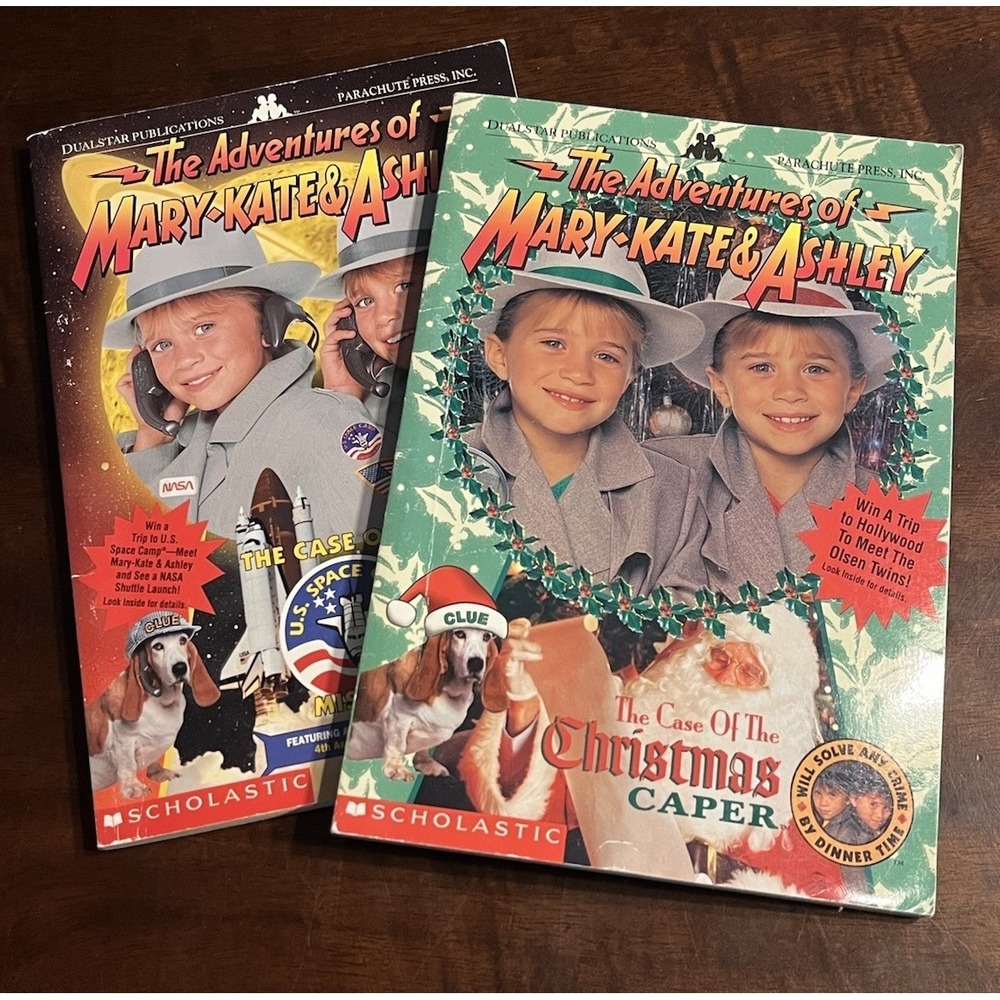 The Adventures of Mary-Kate & Ashley Olsen Scholastic Book Lot of 2